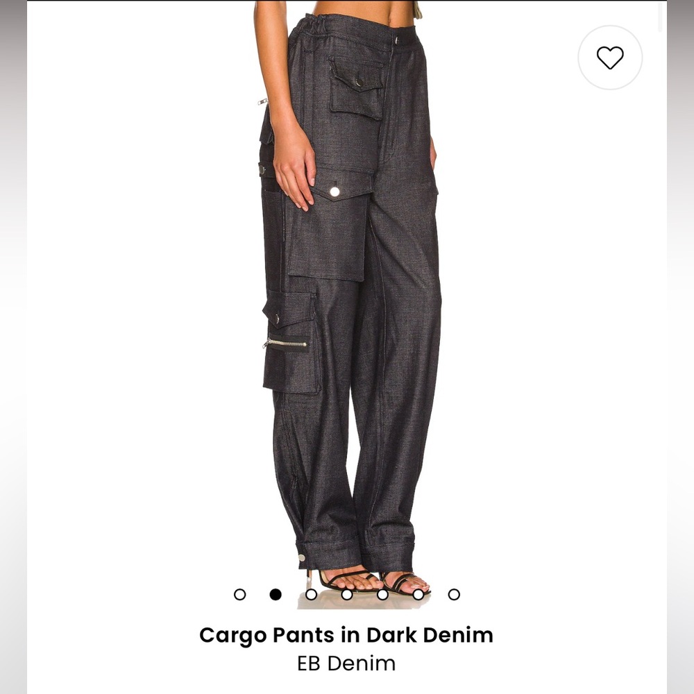 EB Denim Cargo Pants Dark